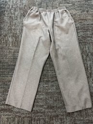 Alfred Dunner:  Light Gray Pants - Size 16