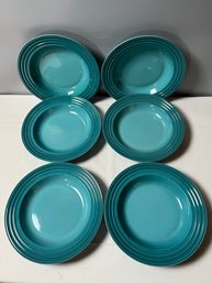Le Creuset Caribbean Vancouver Pasta Bowls Set Of 6