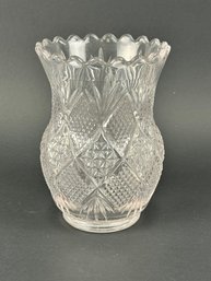 Pressed Glass Celery Vase