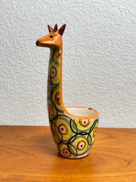 Vintage Italian Folk Art Ceramic Animal Dish