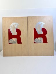 Pair Of R Cobra Signs.