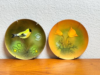 Two MCM Brumm Enamel Plates