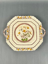 Spode Buttercup Two Handled Plate