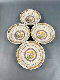 Four Spode Buttercup Berry Bowls