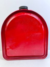 Antique Metal Gas Container Marked On The Cap NYQ.