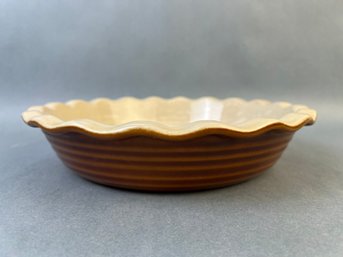 Emile Henry 10 Inch Ceramic Pie Pan.