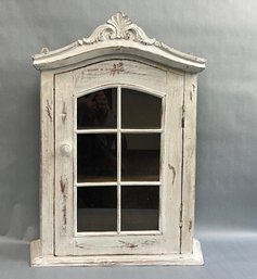 Shabby Chic Wood Wall Cabinet