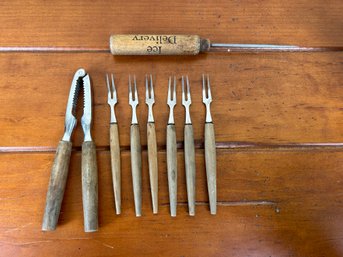 Vintage Nut Forks, Cracker & Ice Pick