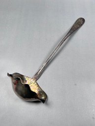 Vintage 1906 Silver-plated Ladle With A Decorative Handle