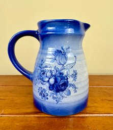 Staffordshire England Blue Pitcher