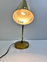 Vintage Brass Swing Arm Desk Lamp. *local Pickup Only*