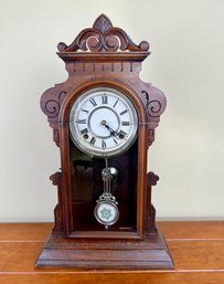 Irving 8 Day Strike  Eastlake Mantle Clock