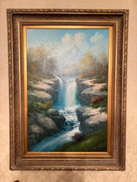 Original Signes Waterfall Landscape Painting