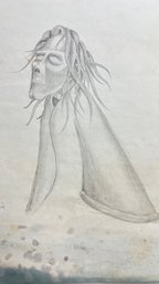 Pencil Drawing In Cloak