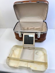 Vintage Brown American Tourister Travel Case With Insert. *Local Pickup Only*