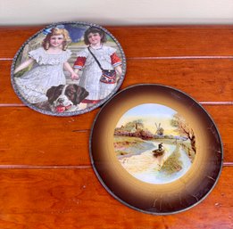 2 Stain Glass Pieces Made I Germany