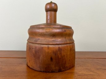 Vintage Wood Butter Press