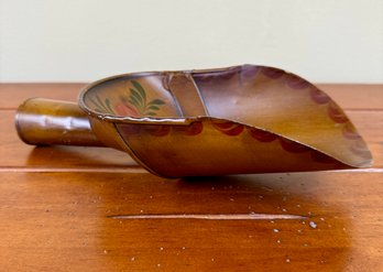 Vintage Tole Painted Scoop