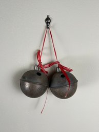 Pair Of Large Sleigh Bells