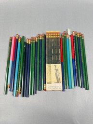 Large Lot Of Unused Drawing Pencils