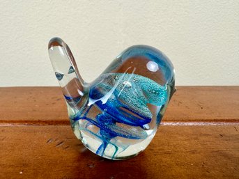 Small Murano Swirl Bird