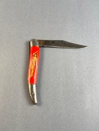 Vintage Pin Up Girl Pocket Knife