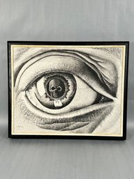 Signed F.W. Die Eye Painting