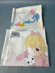 Mother Goose And Precious Moments Girl & Boy- Sew And Stuff Dolls