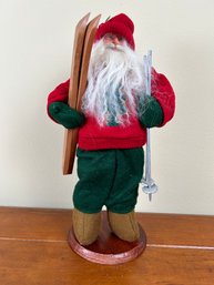 Holiday Skier Santa
