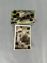 Two Vintage Button Postcards