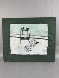 Andrew Keating Broken Painting Still Life