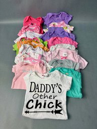 Lot Of Onesies - 0 To 3 Months - Mostly Gerber