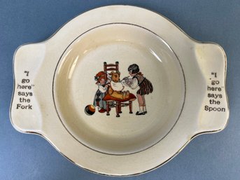 Antique My Own Plate By International Silver Company Of Canada.