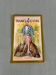 Vintage Uncle Sam Thanksgiving Post Card