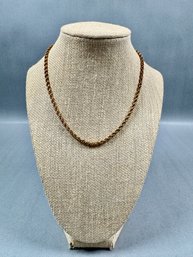 Gold Tone Necklace