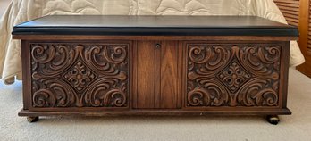 Lane Carved Front Cedar Chest