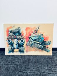 Sketch For A Game Called 'cargo' At Microsoft Early 2000