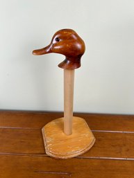 Wooden Duck Paper Towel Holder