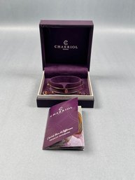 Charriol Purple Bracelet And Earring Set