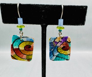 Colorful Pierced Earrings