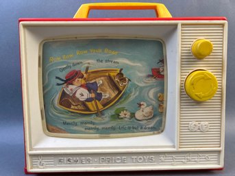 Fisher Price Two Tune Giant Screen Music Box Tv.