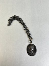 Vintage Plastic Cameo Necklace