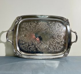 1847 Rogers Daffodil Pattern Silver Plate Tray