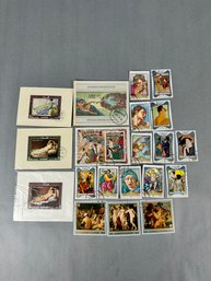 Lot Of Ajman Stamps Air Mail And More