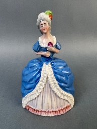 Porcelain Perfume Decanter Shaped Like A Woman.