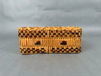 Square Woven Cedar Basket