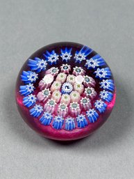 John Deacons Paperweight Concentric Millefiori