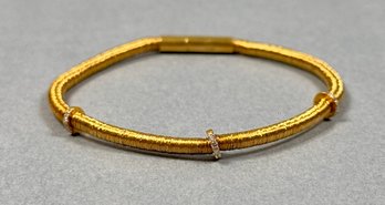 18k Gold And Diamond Bracelet From Turgeon Raine Jewelers