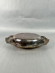 Sheridan Silverplate Oval Covered Serving Dish