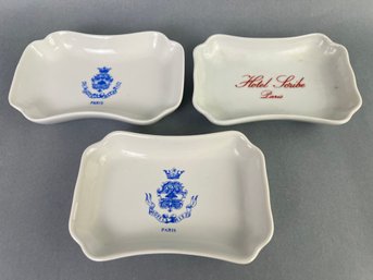 Hotel Ritz Paris Vintage Soap Dish & Hotel Scribe